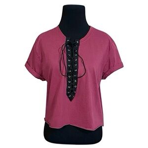 The Clas-sic Lace Up Tee